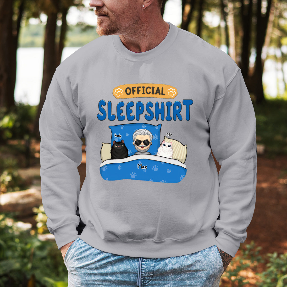 When I Needed A Hand I Found Your Paw - Dog & Cat Personalized Custom Sweatshirt - Christmas Gift For Pet Owners, Pet Lovers