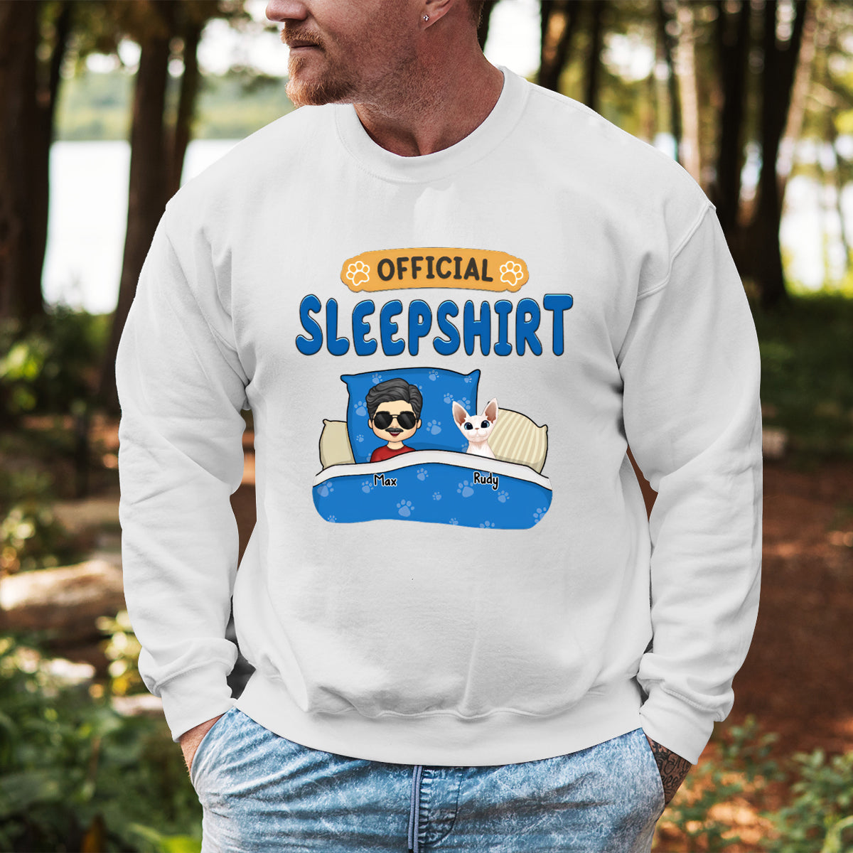 When I Needed A Hand I Found Your Paw - Dog & Cat Personalized Custom Sweatshirt - Christmas Gift For Pet Owners, Pet Lovers