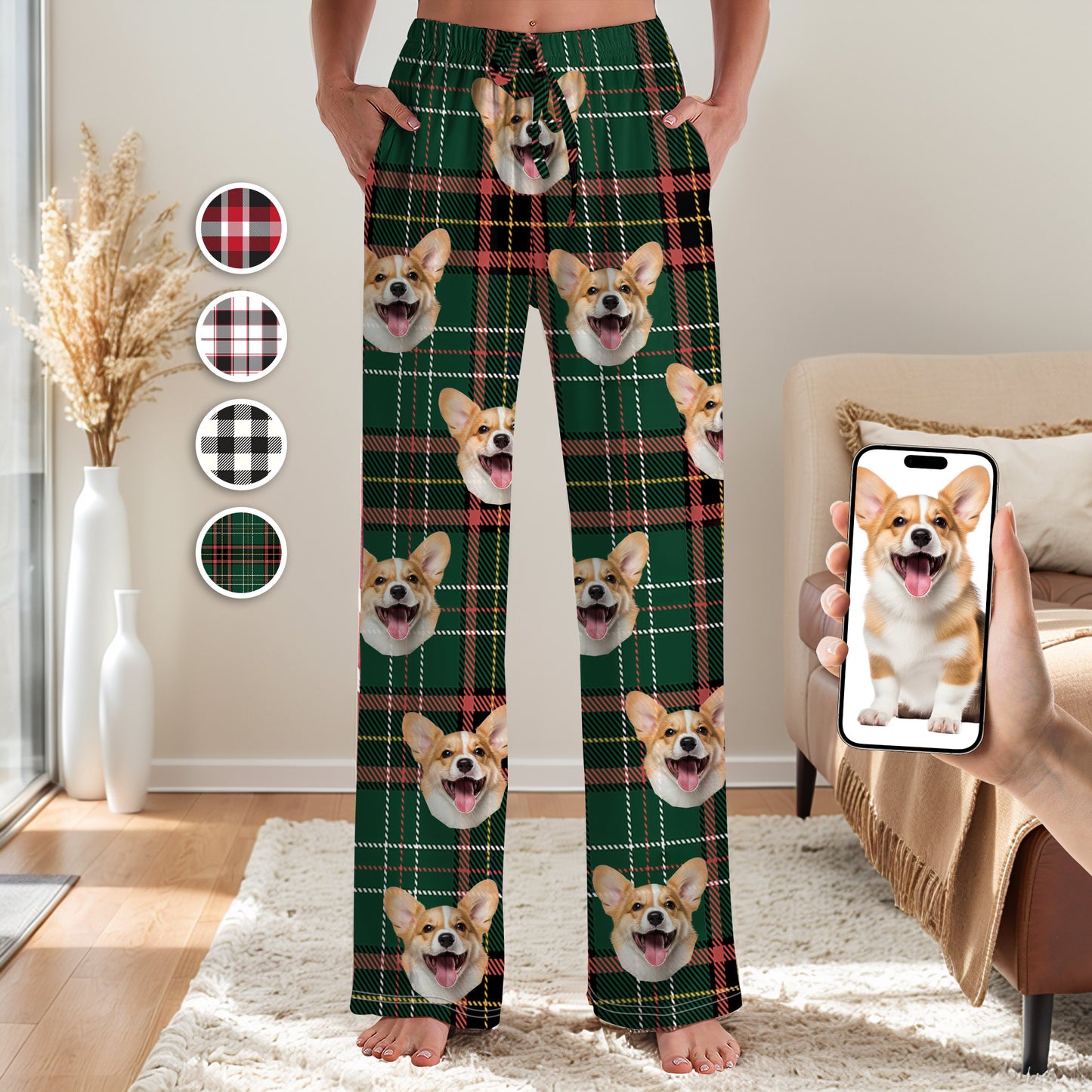 Custom Photo My Favorite Pawjama Pants