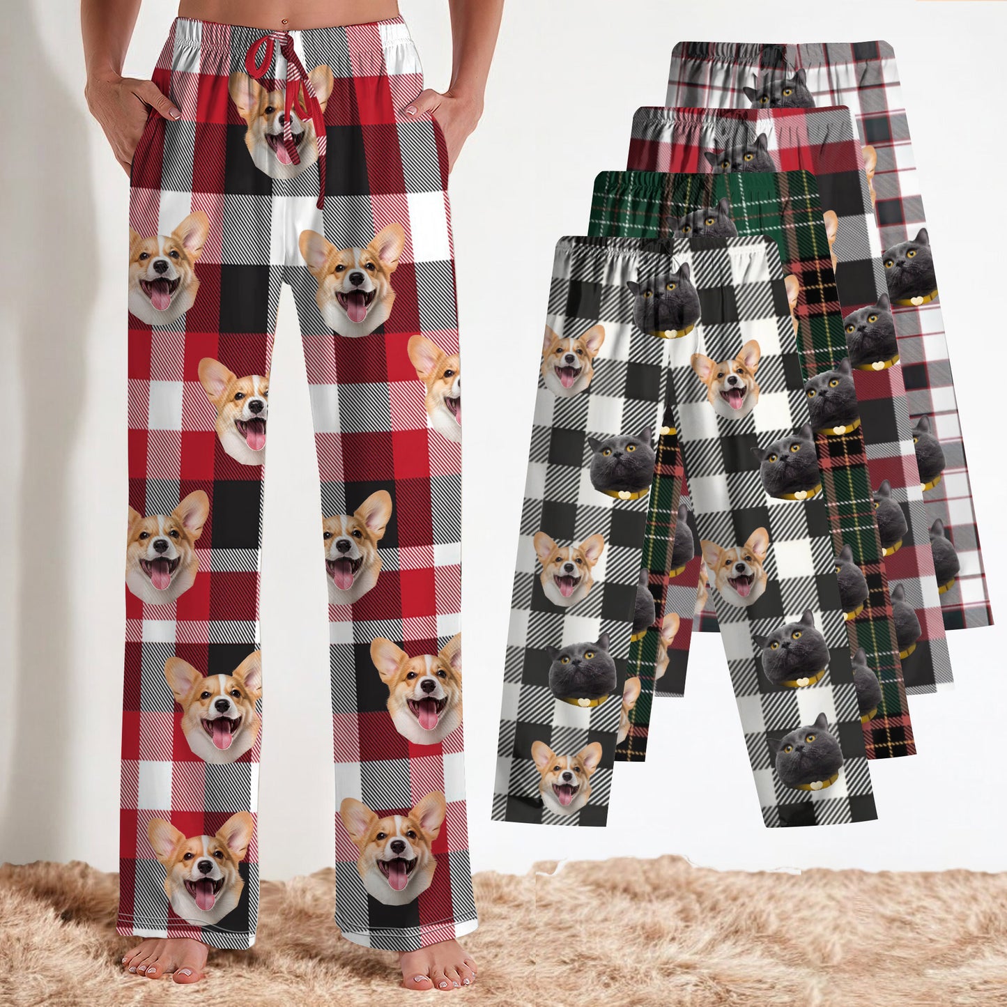 Custom Photo My Favorite Pawjama Pants