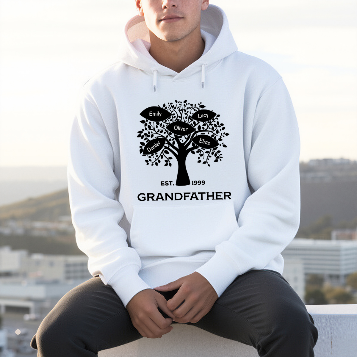 Best Grandpa Ever - Personalized Hoodie - Gift For Dad, Grandpa