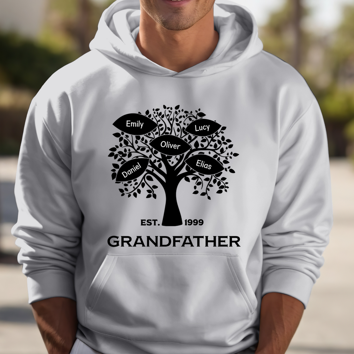 Best Grandpa Ever - Personalized Hoodie - Gift For Dad, Grandpa