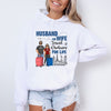 Husband And Wife Travel Partners - Personalized  Hoodie - Gift For Couples, Husband Wife