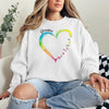 Forever In Grandma's Heart - Family Personalized Custom  Sweatshirt - Birthday Gift For Mom, Grandma