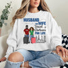 Husband And Wife Travel Partners - Personalized  Sweatshirt - Gift For Couples, Husband Wife