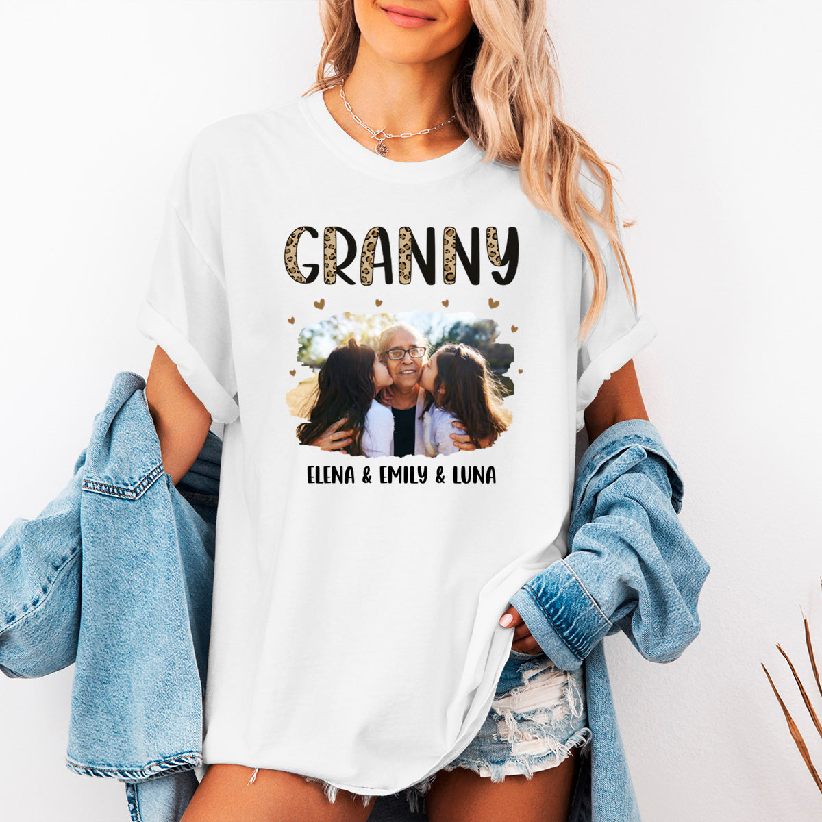 Custom Photo Super Grandma Just Ask - Family Personalized Custom T-shirt - Birthday Gift For Mom, Grandma