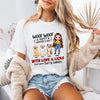 Happy Mother's Day With Love & Licks From Your Furry Babies - Dog Personalized T-shirt - Gift For Mom, Pet Owners, Pet Lovers
