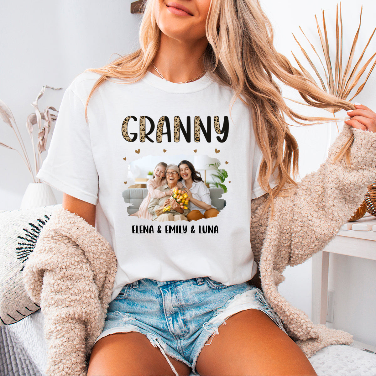 Custom Photo Super Grandma Just Ask - Family Personalized Custom T-shirt - Birthday Gift For Mom, Grandma