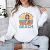 Just A Girl Who Loves Beach - Personalized Sweatshirt - Gift For Bestie
