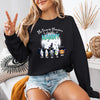 My Favorite Monsters Call Me Grandma - Family Personalized Custom Sweatshirt - Halloween Gift, Gift For Grandma, Grandpa