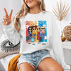 Let's Go With Us - Bestie Personalized Custom Sweatshirt - Summer Vacation, Gift For Bestie, BFF, Sisters