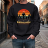 Like A Dad Grandpa Just More Squatchy - Family Personalized Custom Sweatshirt - Father's Day, Birthday Gift For Dad, Grandpa