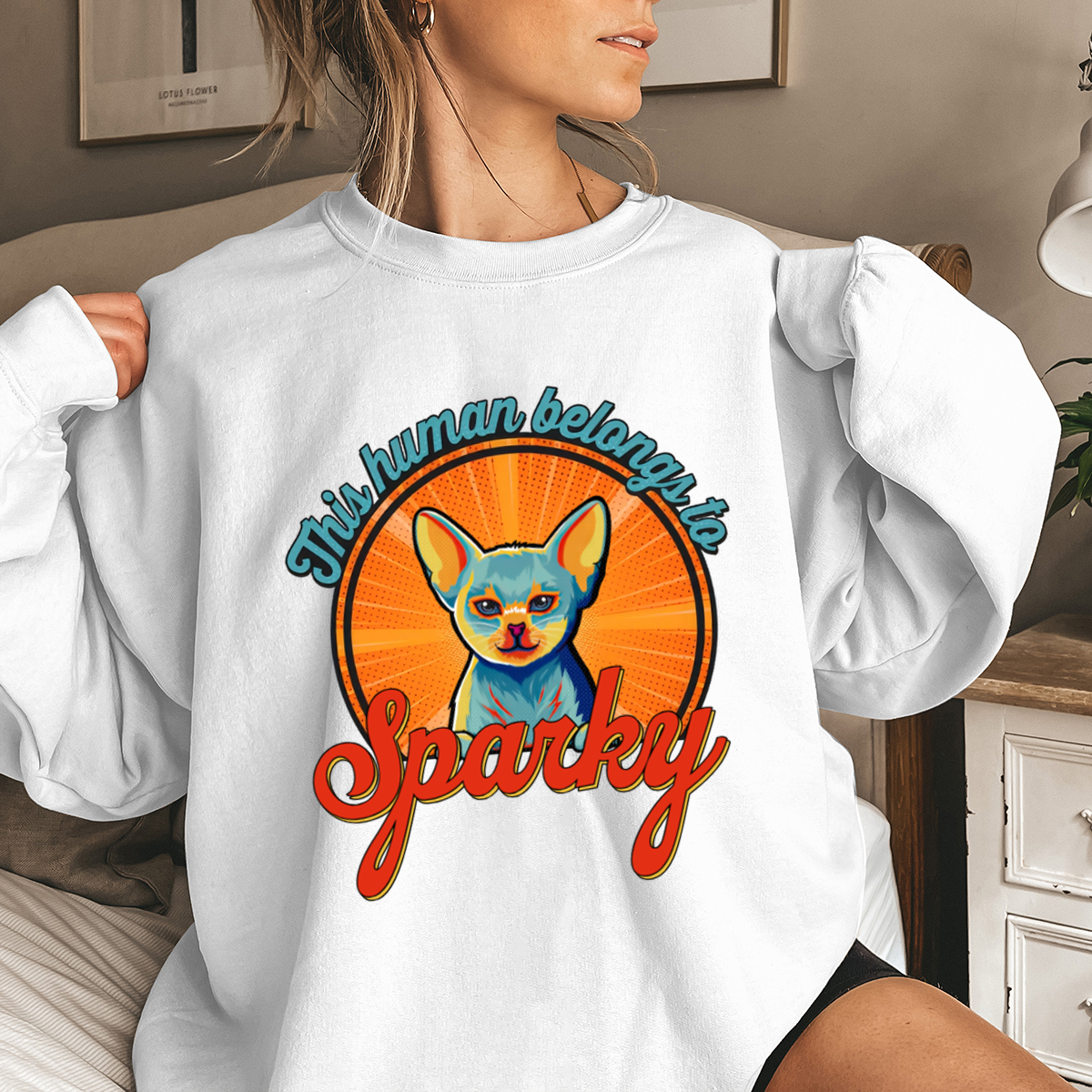 Custom Photo This Human Belongs To - Dog & Cat Personalized Custom Unisex Hoodie - Gift For Pet Owners, Pet Lovers