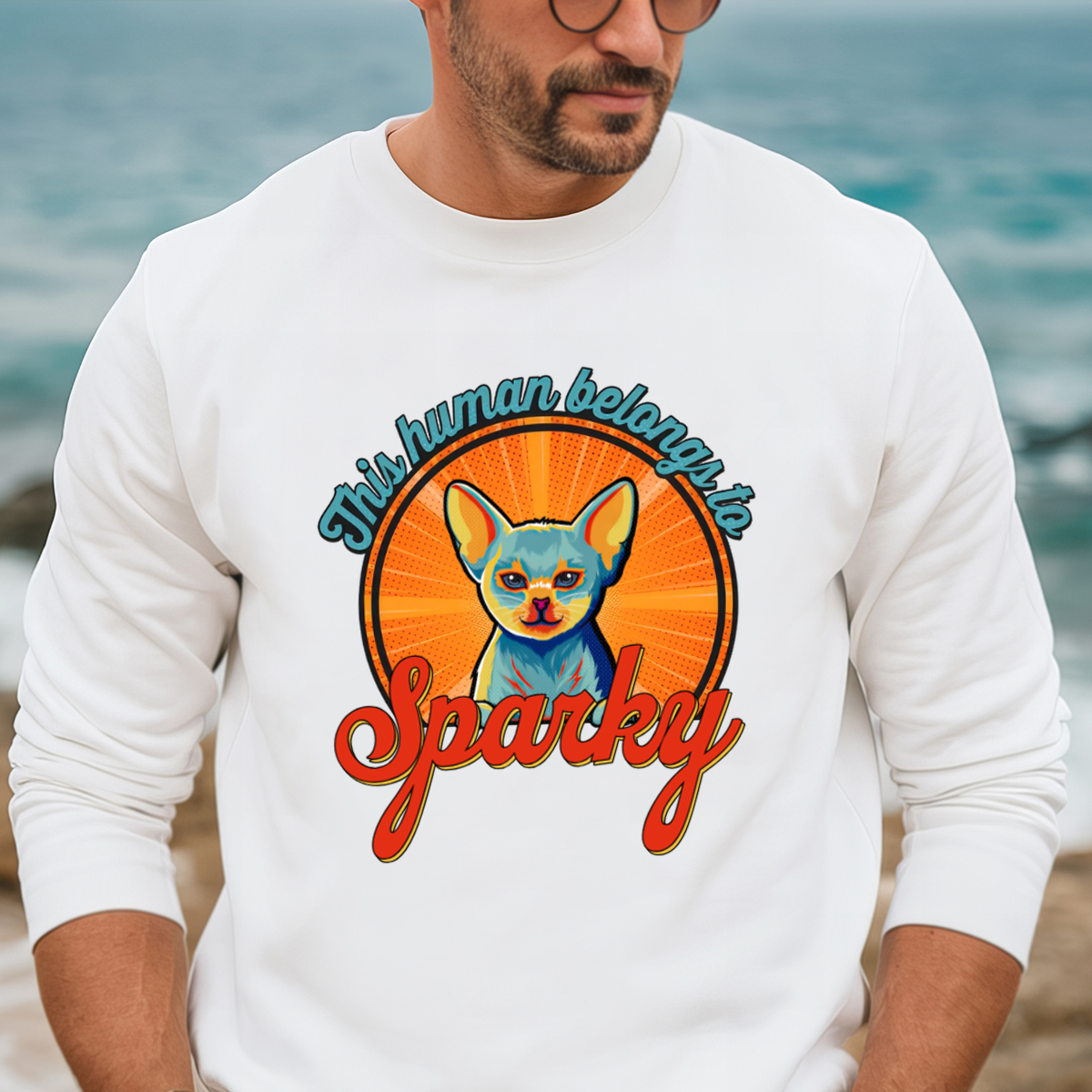 Custom Photo This Human Belongs To - Dog & Cat Personalized Custom Unisex Hoodie - Gift For Pet Owners, Pet Lovers