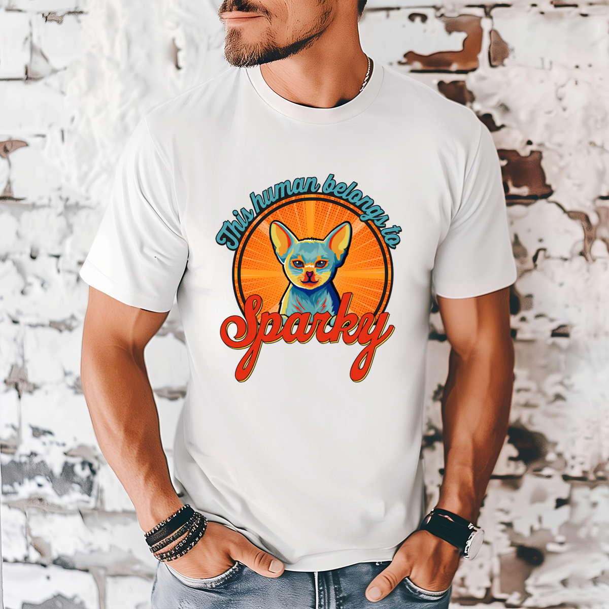 Custom Photo This Human Belongs To - Dog & Cat Personalized Custom Unisex Hoodie - Gift For Pet Owners, Pet Lovers