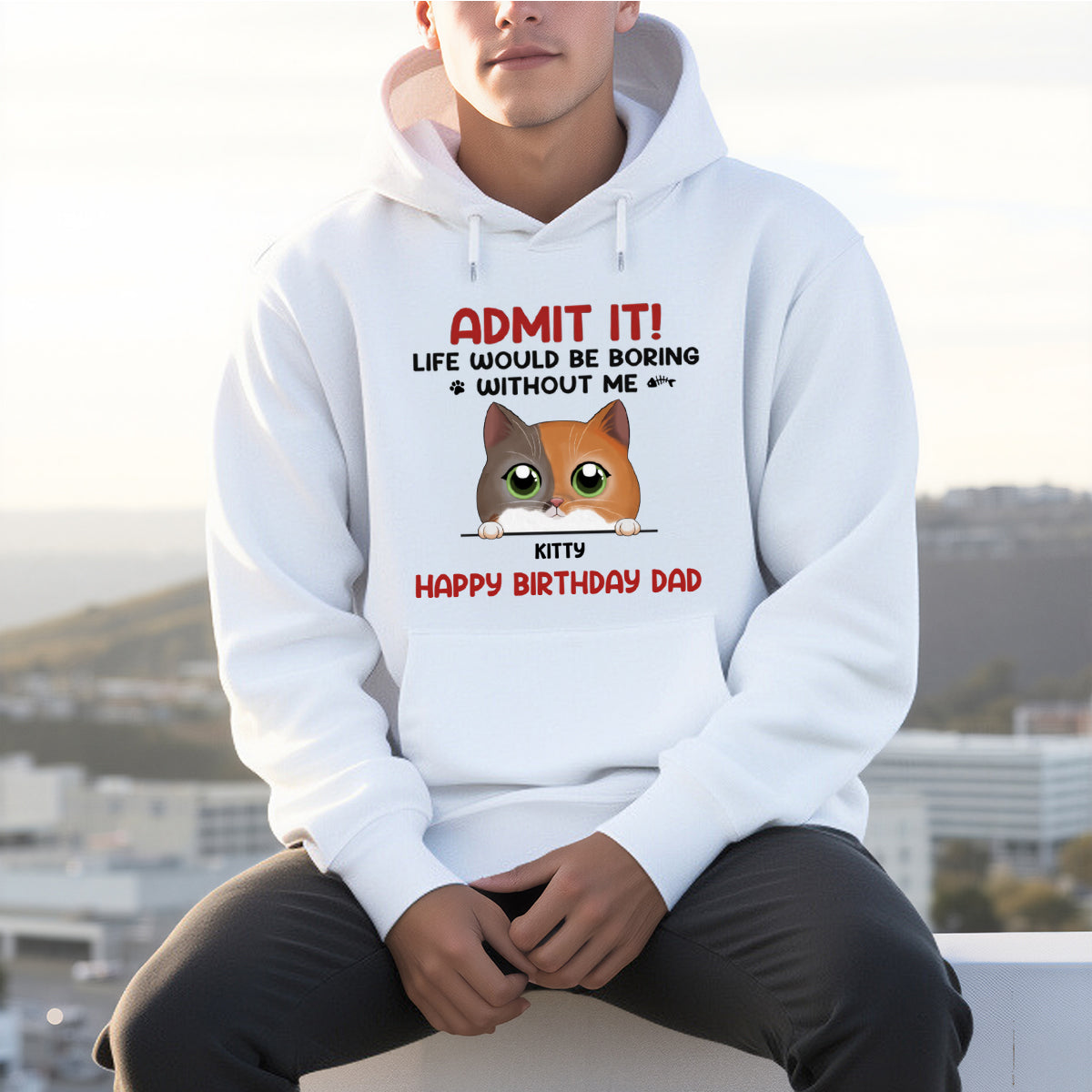 Life Would Be Boring Without Us - Cat Personalized Custom Hoodie - Gift For Pet Owners, Pet Lovers