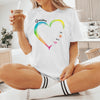 Forever In Grandma's Heart - Family Personalized Custom  T-shirt - Birthday Gift For Mom, Grandma