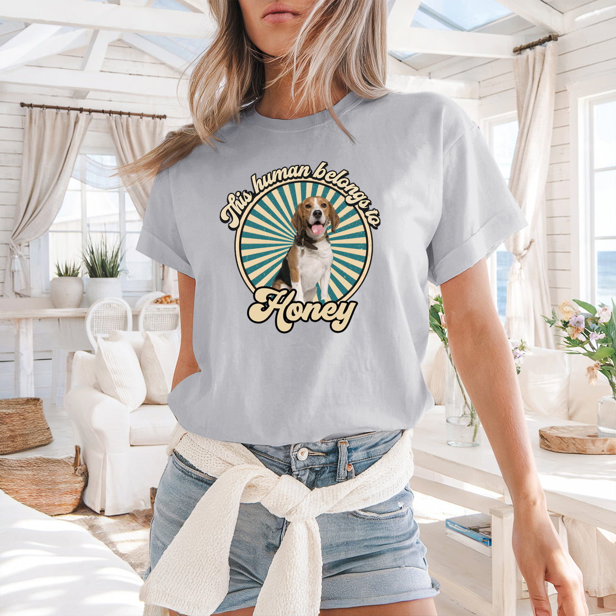 Dogs Are Our Link To Paradise - Dog Personalized Custom T-shirt - Gift For Pet Owners, Pet Lovers