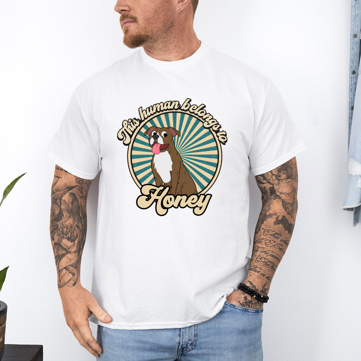 Dogs Are Our Link To Paradise - Dog Personalized Custom T-shirt - Gift For Pet Owners, Pet Lovers