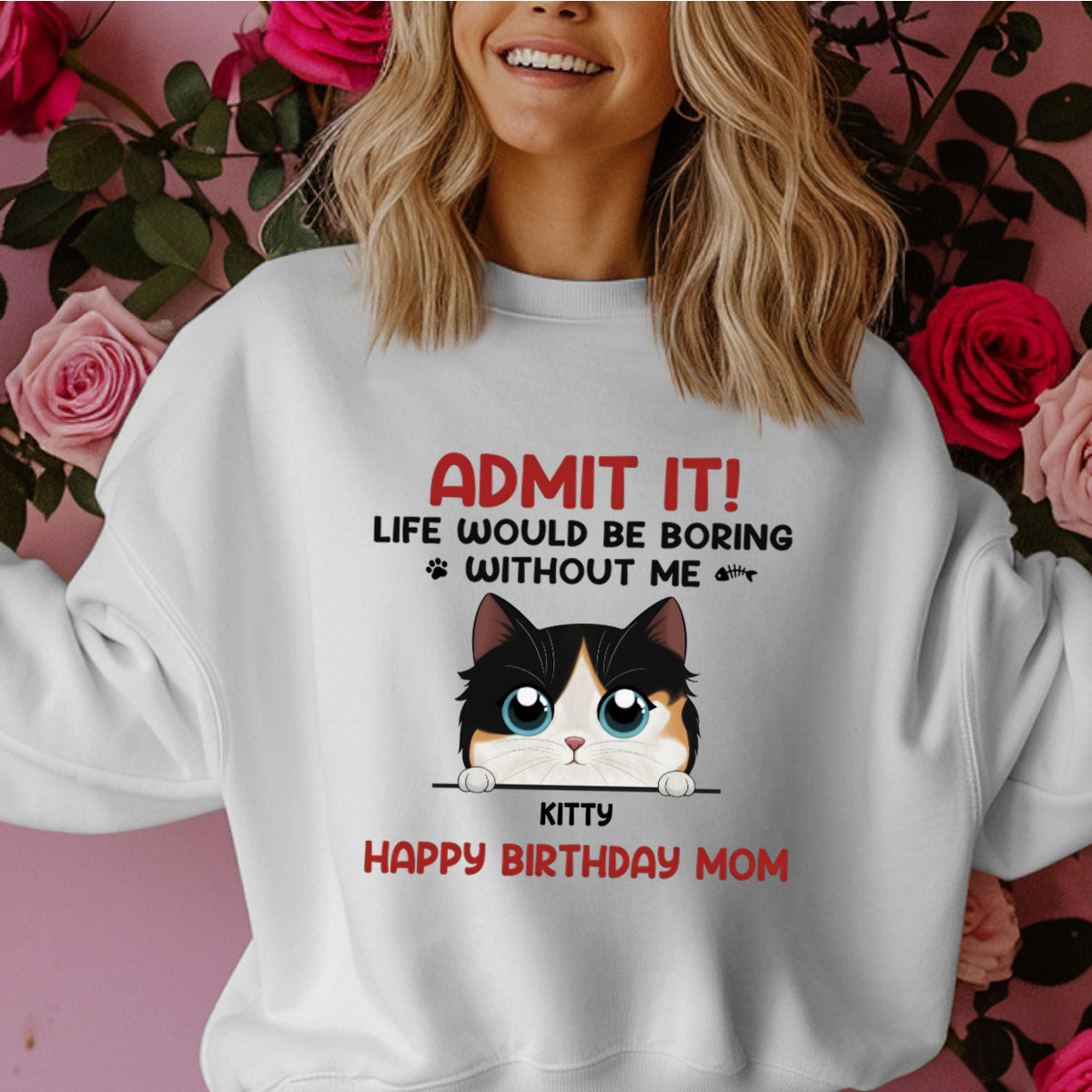 Life Would Be Boring Without Us - Cat Personalized Custom Hoodie - Gift For Pet Owners, Pet Lovers