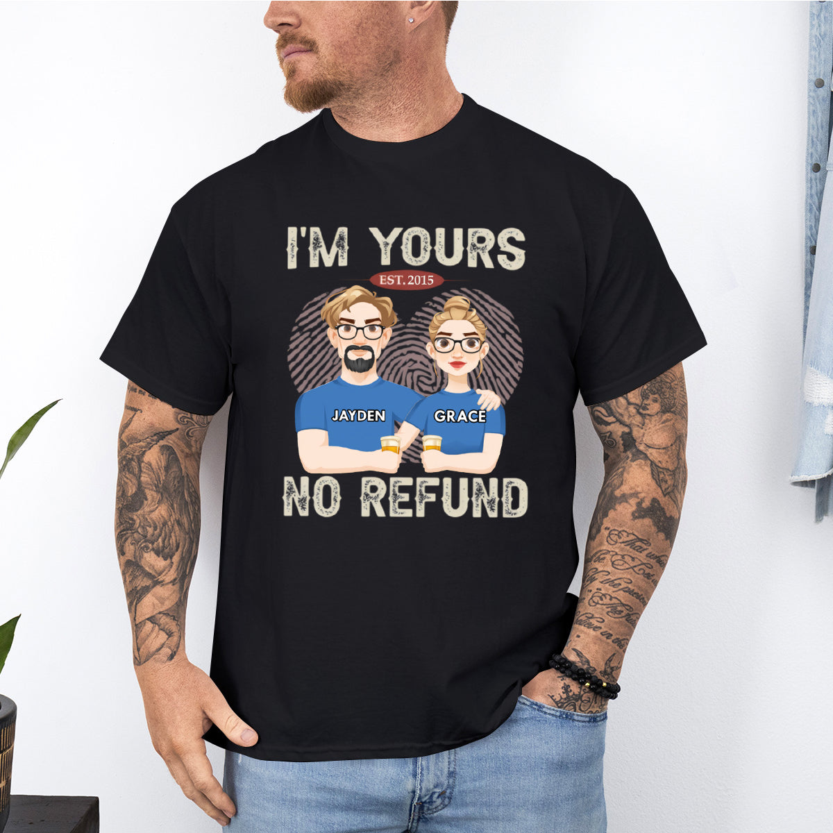 We Have A Forever Type Of Love - Couple Personalized Custom Sweatshirt - Gift For Husband Wife, Anniversary