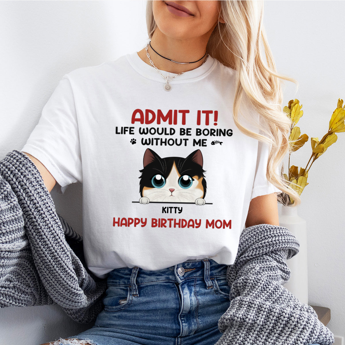 Life Would Be Boring Without Us - Cat Personalized Custom Hoodie - Gift For Pet Owners, Pet Lovers