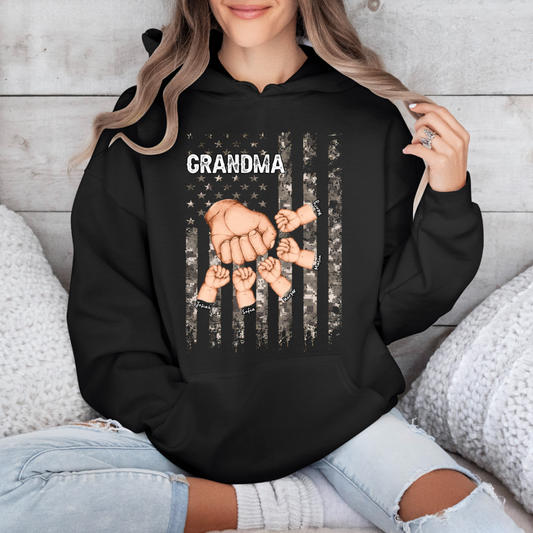 Grandpa Is Like Dad Without Rules - Family Personalized Custom Hoodie - Gift For Dad, Grandpa